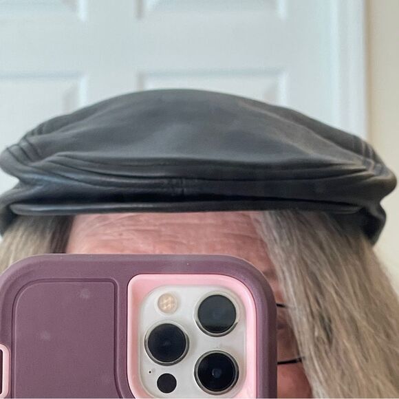 Harley Davidson Leather Embroidered Logo Unisex Cap Medium - Picture 5 of 10